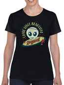 Come Visit Beautiful Roswell - Vintage Alien UFO Retro Women's T-shirt
