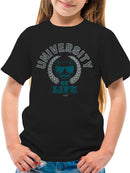 University of Life - Dark Emoji College Style Graphic Youth's T-shirt