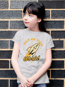 Out of This World - Alien Emoji Rocket Adventure Graphic Youth's T-shirt