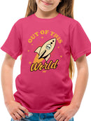 Out of This World - Alien Emoji Rocket Adventure Graphic Youth's T-shirt