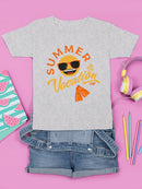 Summer Vacation - Retro Beach Emoji Travel Graphic Youth's T-shirt