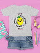 Kawaii Yuzu Citrus - Japanese Fruit Emoji Graphic Youth's T-shirt