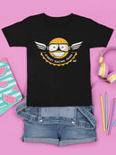 Street Racing Team - Retro Moto Racer Emoji Youth's T-shirt