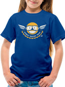 Street Racing Team - Retro Moto Racer Emoji Youth's T-shirt
