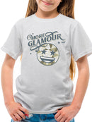 More Glamour - Starry Sparkle Retro Emoji Graphic Youth's T-shirt