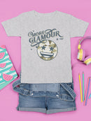 More Glamour - Starry Sparkle Retro Emoji Graphic Youth's T-shirt