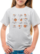 Celestial Zodiac Emoji - Astrology Horoscope Constellation Youth's T-shirt