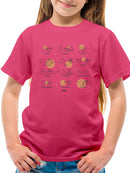 Celestial Zodiac Emoji - Astrology Horoscope Constellation Youth's T-shirt
