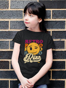 Retro Rizz - Vintage Winking Emoji Graphic Youth's T-shirt