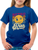 Retro Rizz - Vintage Winking Emoji Graphic Youth's T-shirt