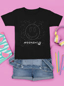 Moonchild Emoji - Cosmic Smiley Starry Night Youth's T-shirt
