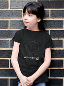 Moonchild Emoji - Cosmic Smiley Starry Night Youth's T-shirt