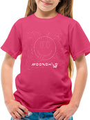 Moonchild Emoji - Cosmic Smiley Starry Night Youth's T-shirt