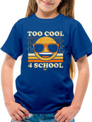 Too Cool 4 School - Retro Emoji Sunglasses Graphic Youth's T-shirt