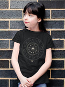 Zodiac Wheel Emoji  - Astrology Horoscope Constellation Youth's T-shirt