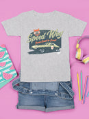 Speedway Classic - Retro Racing Car Graphic Youth's T-shirt