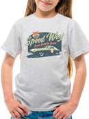 Speedway Classic - Retro Racing Car Graphic Youth's T-shirt