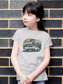 Speedway Classic - Retro Racing Car Graphic Youth's T-shirt