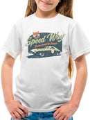 Speedway Classic - Retro Racing Car Graphic Youth's T-shirt