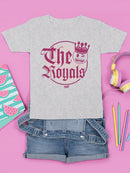 The Royals - Retro Gothic Crown Emoji Graphic Youth's T-shirt