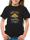 More Bass - Superior Clubbing Retro Emoji DJ Youth's T-shirt