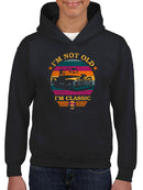 I'm Not Old - Classic Vintage Truck Retro Emoji Youth's Hoodie