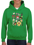 Vintage Aesthetic Japanese Emoji Graphic Youth's Hoodie