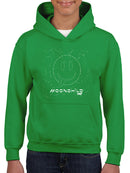 Moonchild Emoji - Cosmic Smiley Starry Night Youth's Hoodie