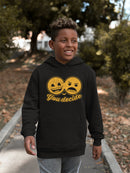 You Decide - Dual Mood Emoji Retro Graphic Youth's Hoodie