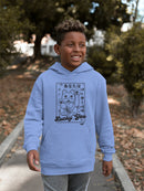 Lucky You Emoji - Japanese Maneki Neko Cat Design Youth's Hoodie