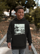 Life's A Beach - Vintage Palm Tree Emoji Youth's Hoodie