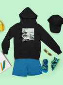 Life's A Beach - Vintage Palm Tree Emoji Youth's Hoodie