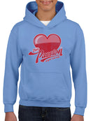 Pure Passion Emoji - Bold Heart Graphic Youth's Hoodie