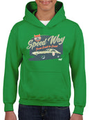Speedway Classic - Retro Racing Car Graphic Youth's Hoodie