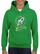 Launched - Startup Rocket Retro Graphic Youth's Hoodie