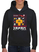 Japanese Streetwear Aesthetic Emoji - Retro Japan Youth's Hoodie