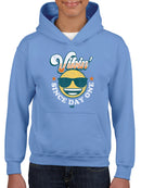 Vibin’ Since Day One - Cool Retro Emoji Smiley Graphic Youth's Hoodie