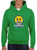 Sensei Emoji Dojo - Wise Master Retro Graphic Youth's Hoodie