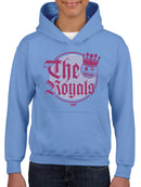 The Royals - Retro Gothic Crown Emoji Graphic Youth's Hoodie