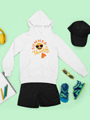 Summer Vacation - Retro Beach Emoji Travel Graphic Youth's Hoodie