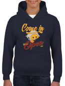 Welcome Vibes - Open Sign Emoji Graphic Youth's Hoodie