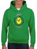 Kawaii Yuzu Citrus - Japanese Fruit Emoji Graphic Youth's Hoodie
