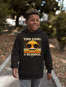 Too Cool 4 School - Retro Emoji Sunglasses Graphic Youth's Hoodie