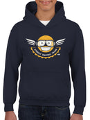 Street Racing Team - Retro Moto Racer Emoji Youth's Hoodie