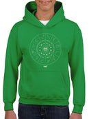 Zodiac Wheel Emoji  - Astrology Horoscope Constellation Youth's Hoodie