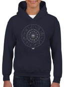 Zodiac Wheel Emoji  - Astrology Horoscope Constellation Youth's Hoodie