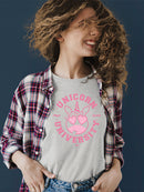 Unicorn University - Heart-Eyed Emoji Design Women's T-shirt