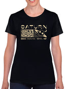 Saturn Vibes - Cosmic Planet Emoji Design Women's T-shirt