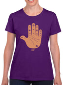 Astro Palmistry - Zodiac Hand Emoji Art Design Women's T-shirt
