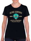 Alpha Centauri Athletics - Alien Sports Emoji Graphic Women's T-shirt